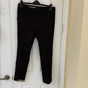 Ann Taylor Black Patterned Pants